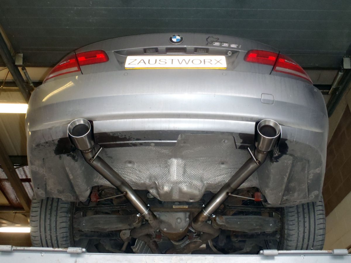 BMW 335i rear silencer deletes