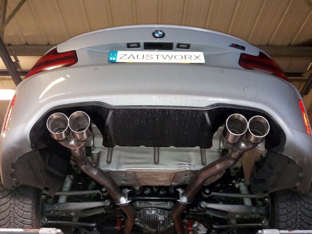 BMW M2 Competition Rear Silencer Deletes