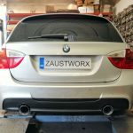 Myriad Automotive 4.5" / 115mm Stainless Steel Dual Exit Exhaust Tailpipe Trims – For BMW 335D 330D 335i