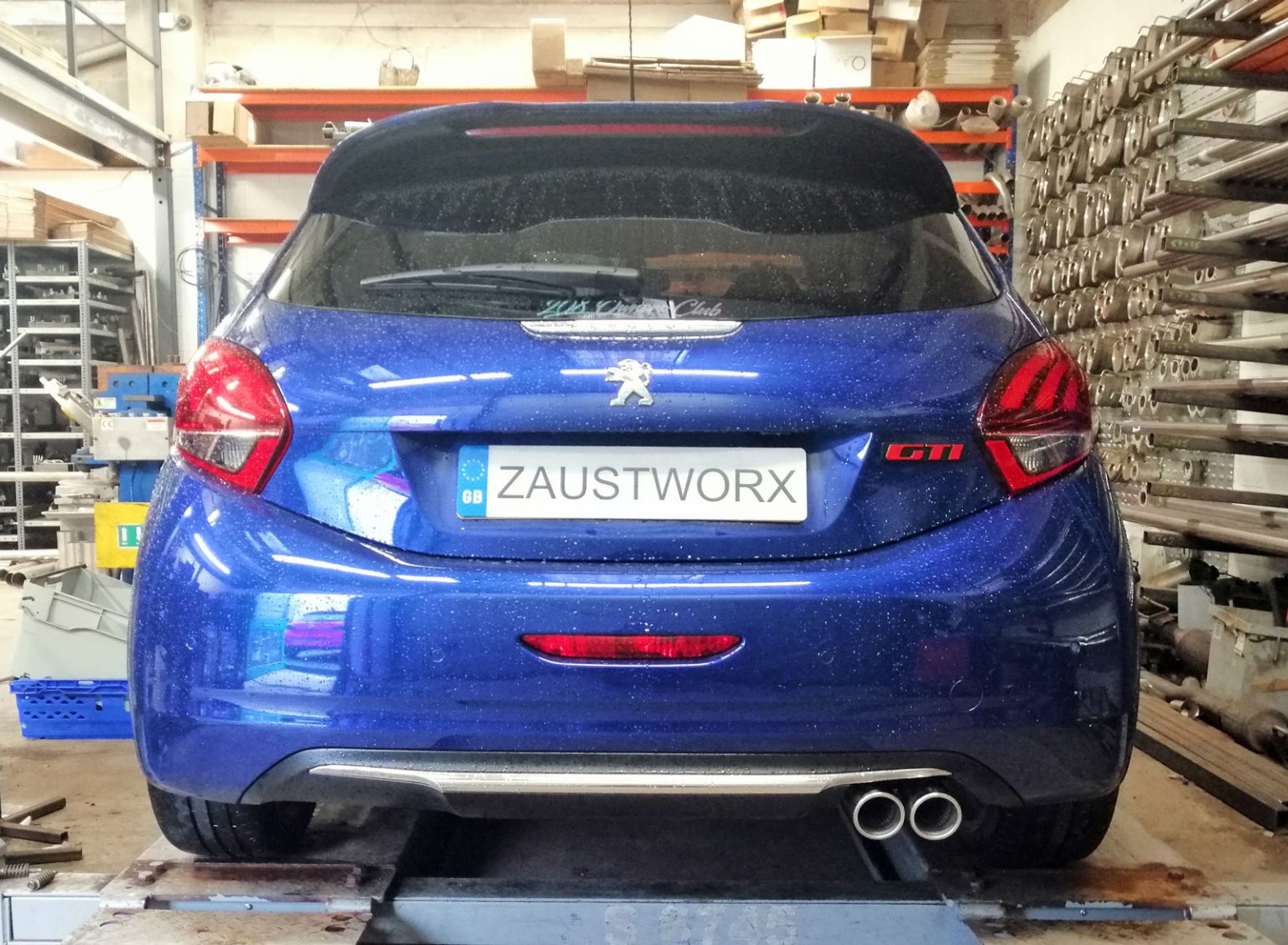 Peugeot 208 GTi 200bhp Rear Silencer Delete - Zaustworx