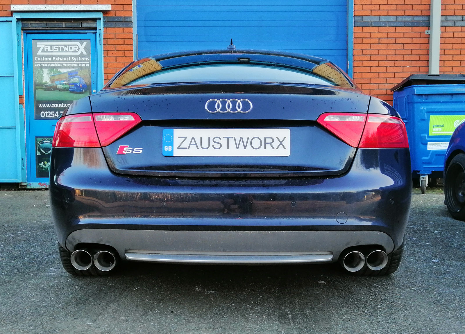 Audi S5 B8 4 2 V8 Rear Silencer Deletes Zaustworx