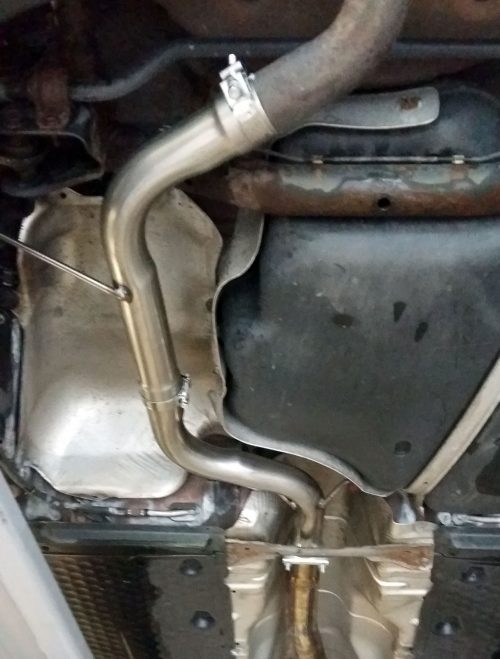 Audi A3 8P 2.0TFSi Resonator Delete Pipe Zaustworx