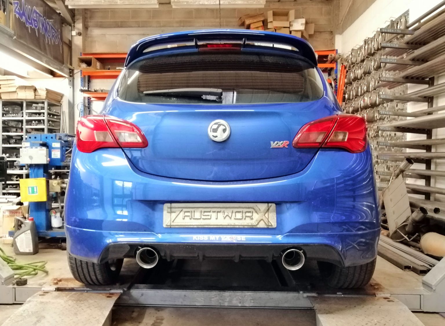 Vauxhall Corsa E VXR Rear Silencer Delete Zaustworx