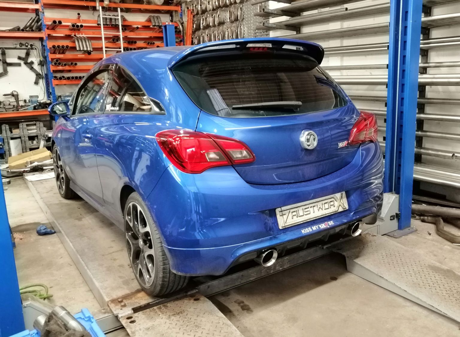 Vauxhall Corsa E VXR Rear Silencer Delete Zaustworx