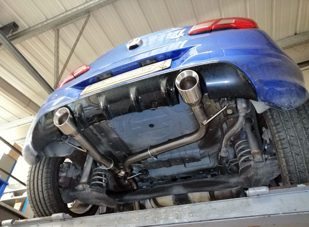 Vauxhall Corsa E VXR Rear Silencer Delete Zaustworx