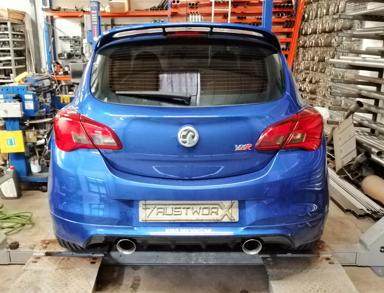 Vauxhall Corsa E VXR Rear Silencer Delete Zaustworx