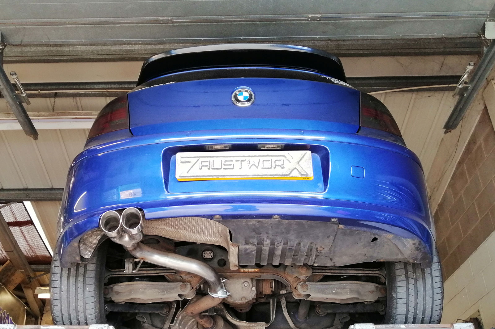 BMW 116i E81/E87 N43 Rear Silencer Delete 3" Slash