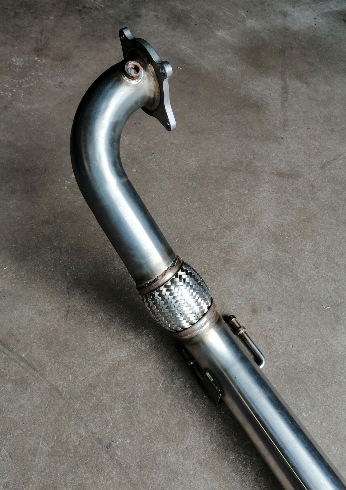 mk6 gti stock downpipe