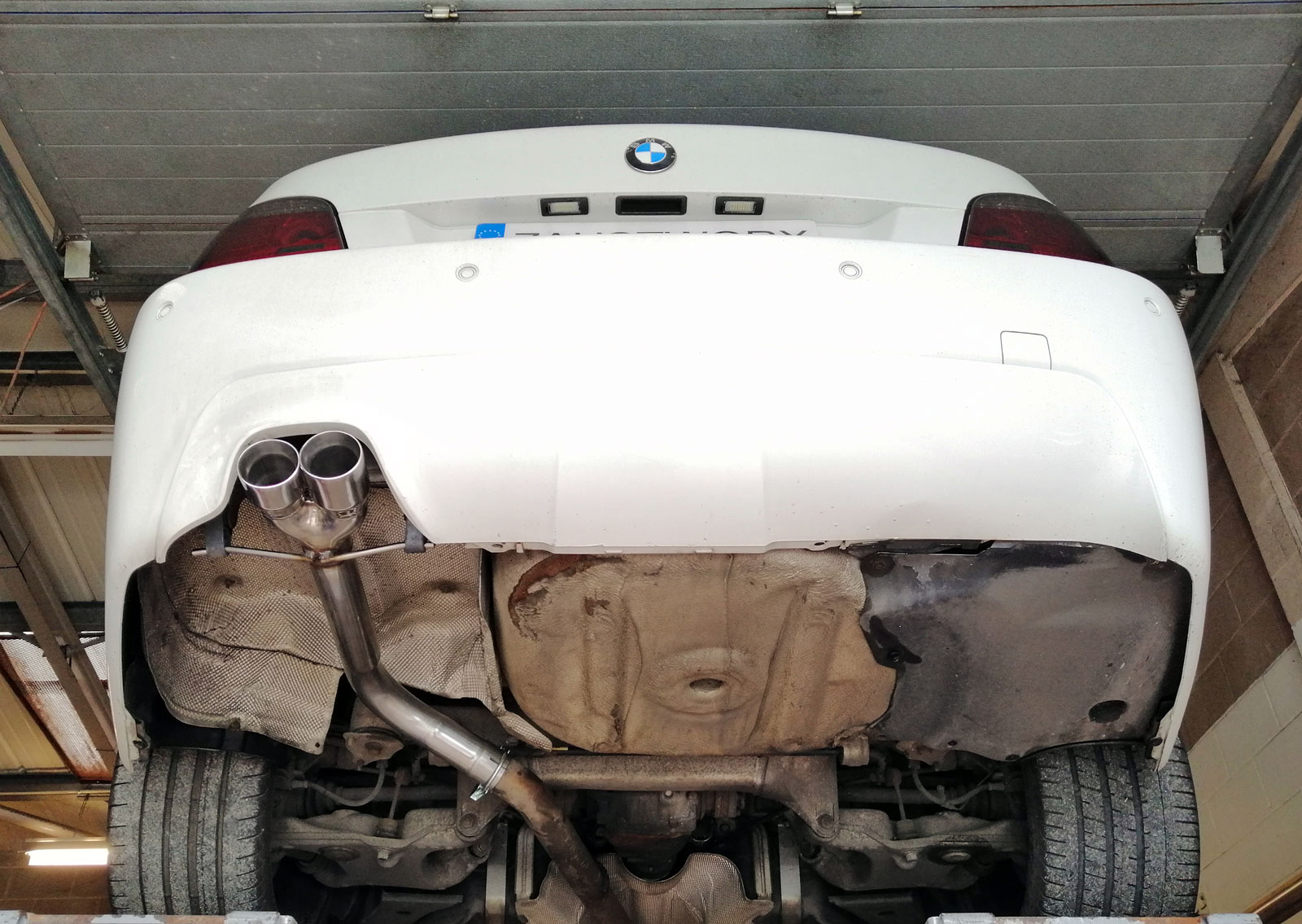 BMW 525d E60/E61 Rear Silencer Delete Zaustworx