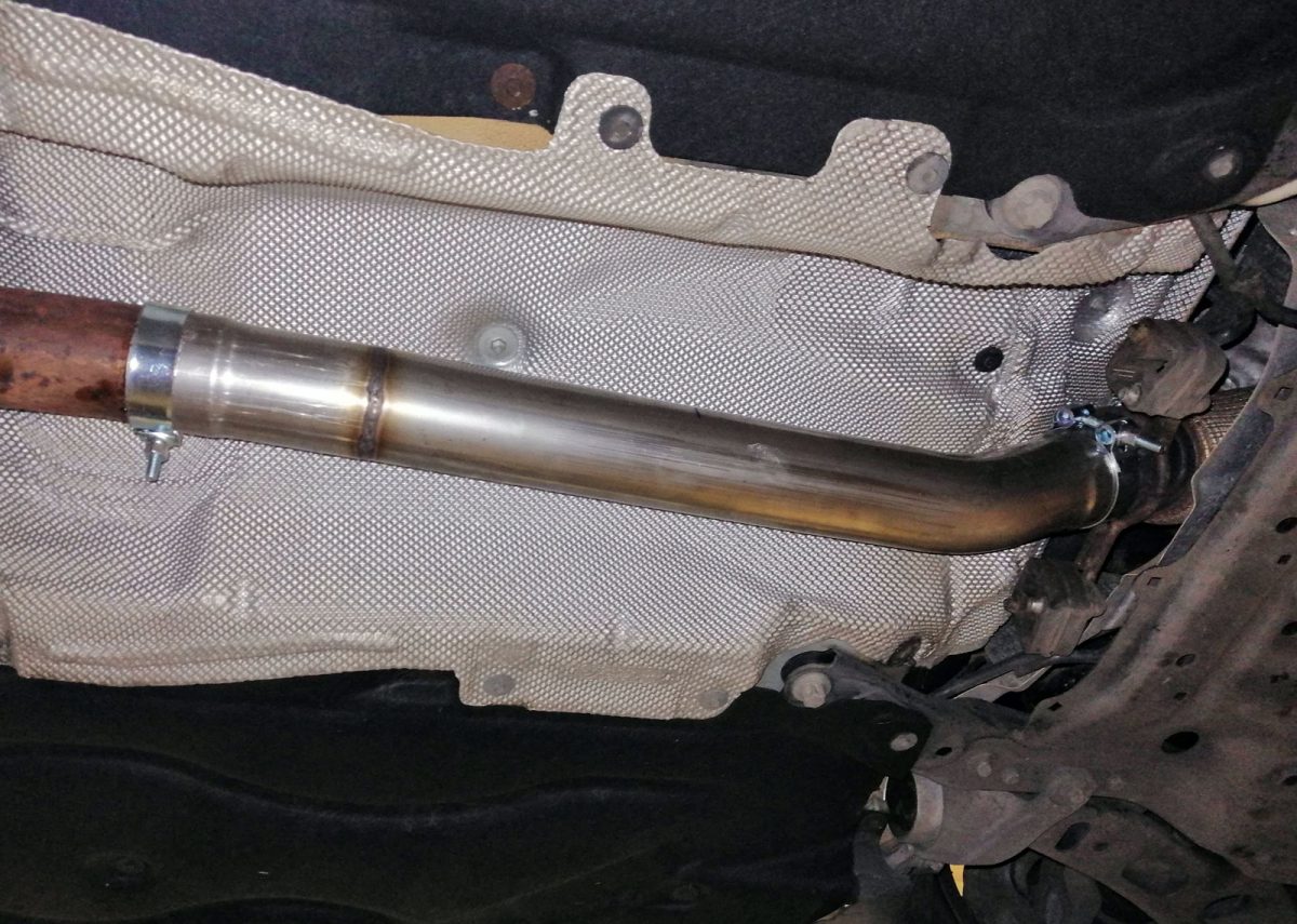 Mini Cooper S JCW F56 Resonator Delete Pipe Zaustworx