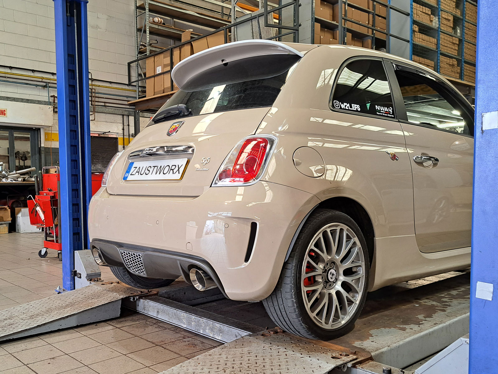 Fiat 500 abarth aftermarket exhaust discount