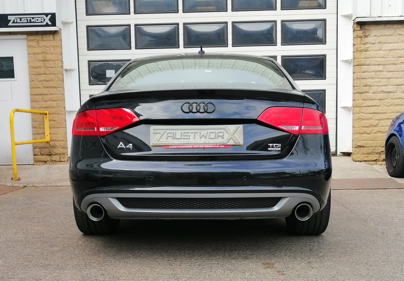 Audi A4 B8 2.7 TDI Rear Silencer Deletes Zaustworx