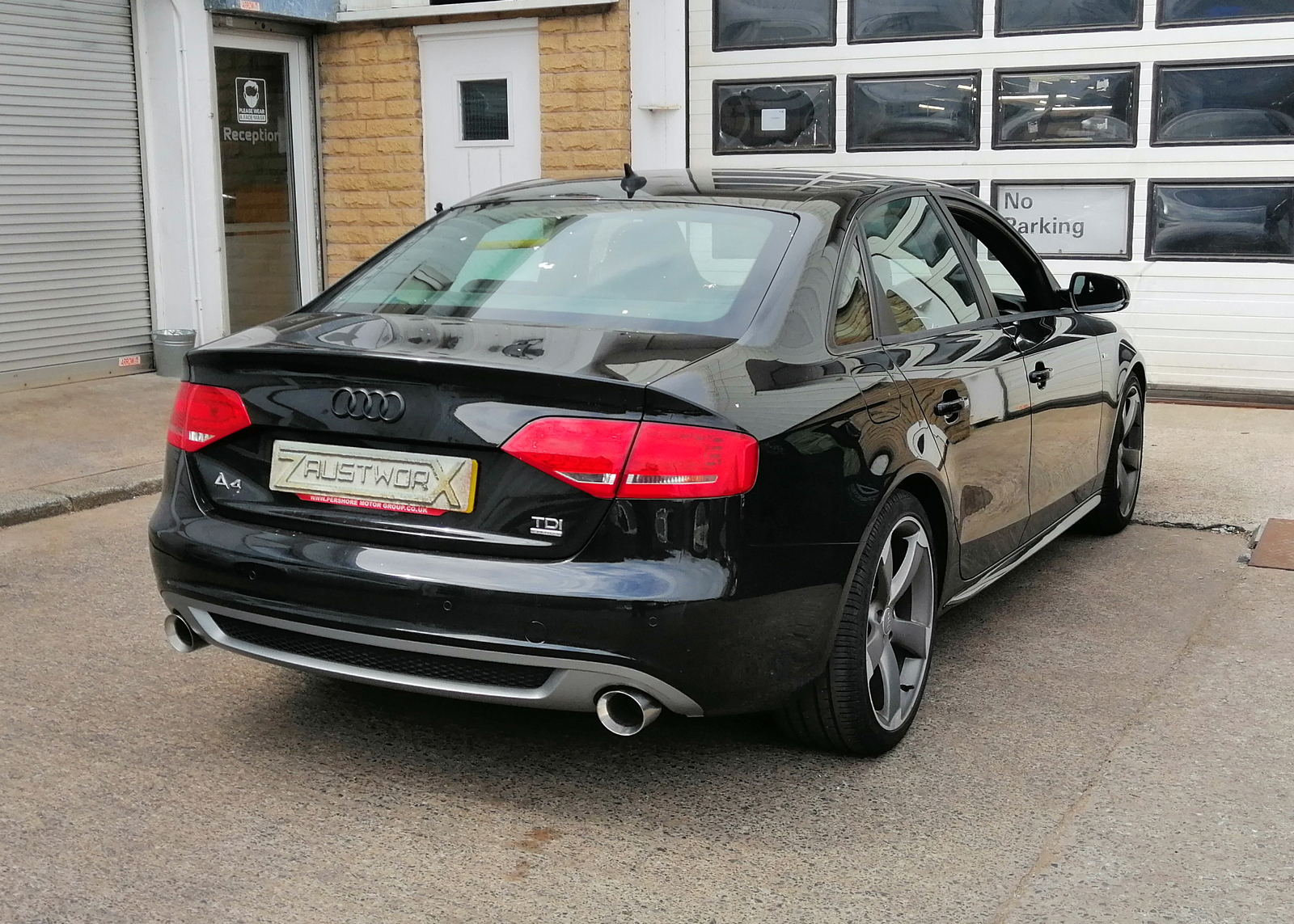 Audi A4 B8 2.7 TDI Rear Silencer Deletes Zaustworx