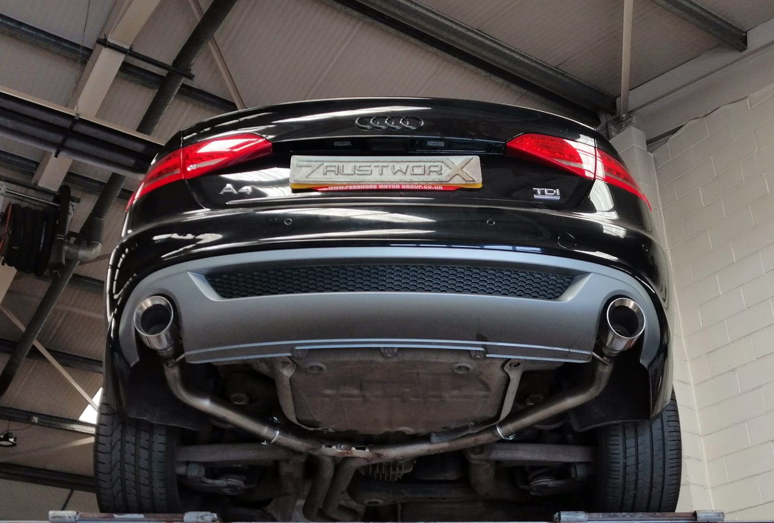 Audi A4 B8 2.7 TDI Rear Silencer Deletes Zaustworx