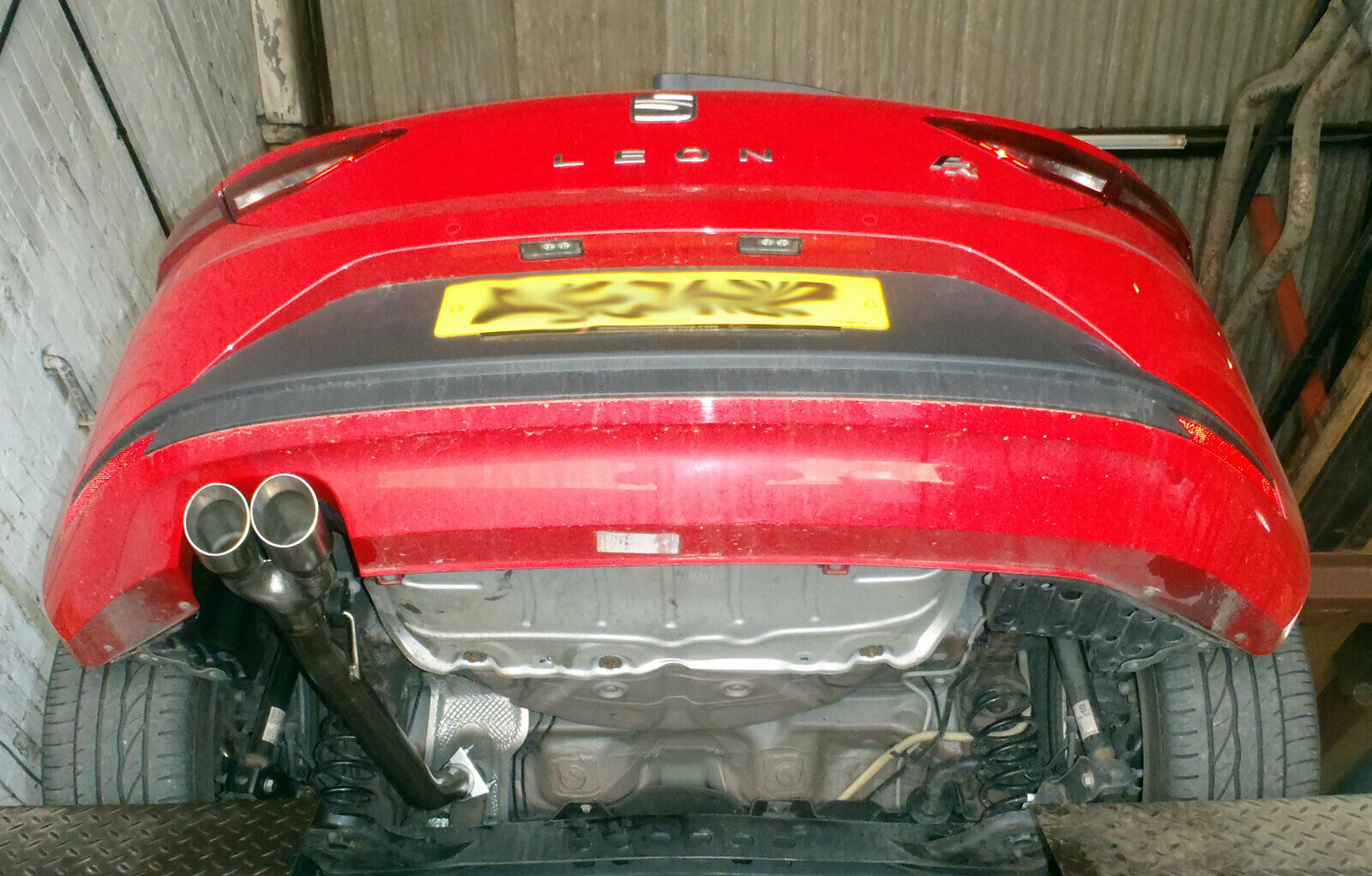 Seat Leon 1.4 TSi Mk3 Rear Silencer Delete Zaustworx
