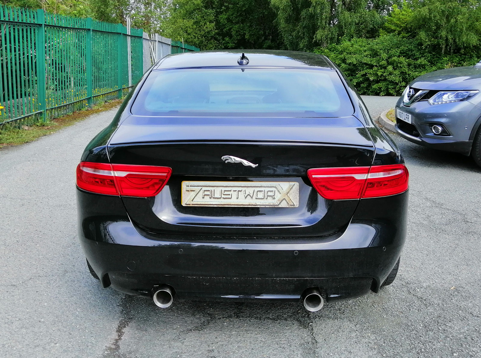 Jaguar XE 2.0d R Sport Cat back twin exit exhaust system Zaustworx
