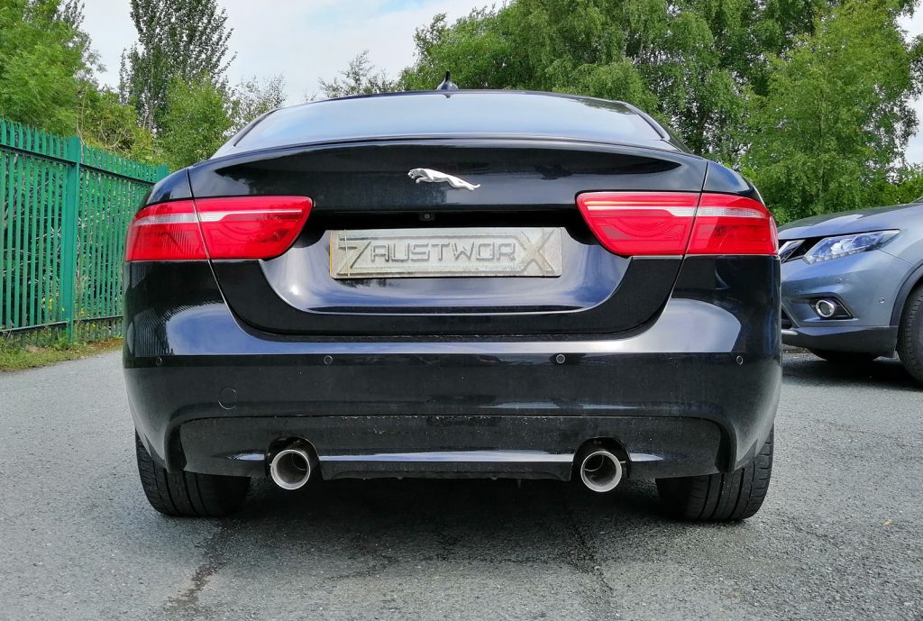 Jaguar XE 2.0d R Sport - Cat back twin exit exhaust system - Zaustworx