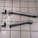 BMW X5 4.8 V8 N62 (E70) Resonator Delete Pipes