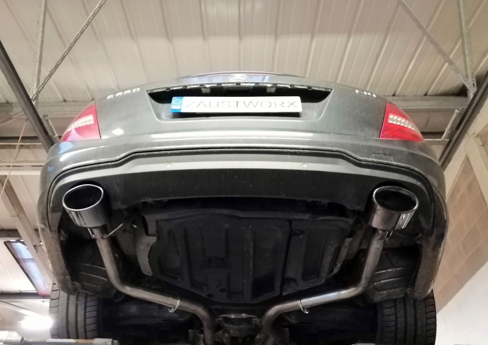 Mercedes C350 3.0CDi W204 C Rear Silencer Deletes Zaustworx