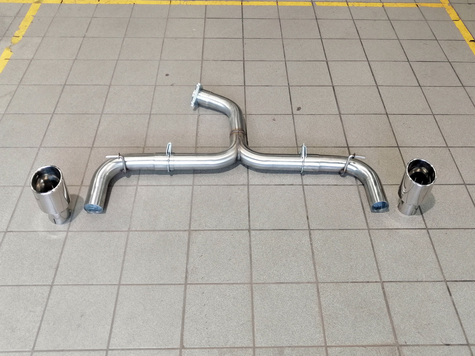 Volkswagen Golf Mk7.5 1.5TSi GTi Style Rear Silencer Delete Zaustworx