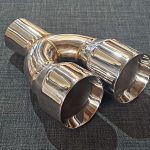 ZTT027 - Twin 3.5" Tailpipe - Round - Straight cut - Bevelled