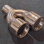 ZTT059 - Twin 3.5" Tailpipe - Round - Straight cut - Inrolled