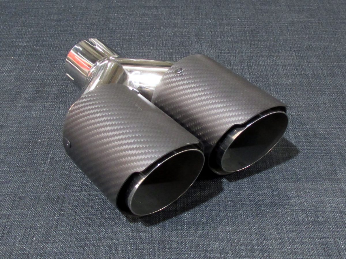 ZTT067 Twin 3.5" Carbon Tailpipe