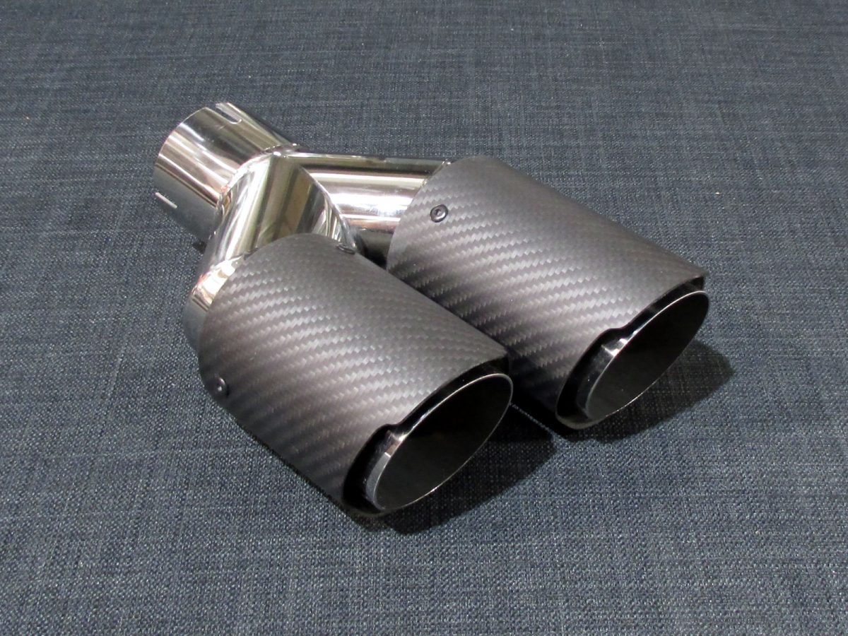 ZTT073L Twin 3" Carbon Tailpipe