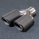 ZTT074R Twin 3" Carbon Tailpipe