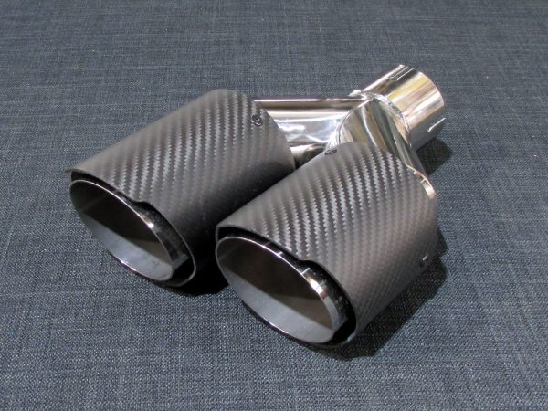 ZTT075R Twin 3.5" Carbon Tailpipe
