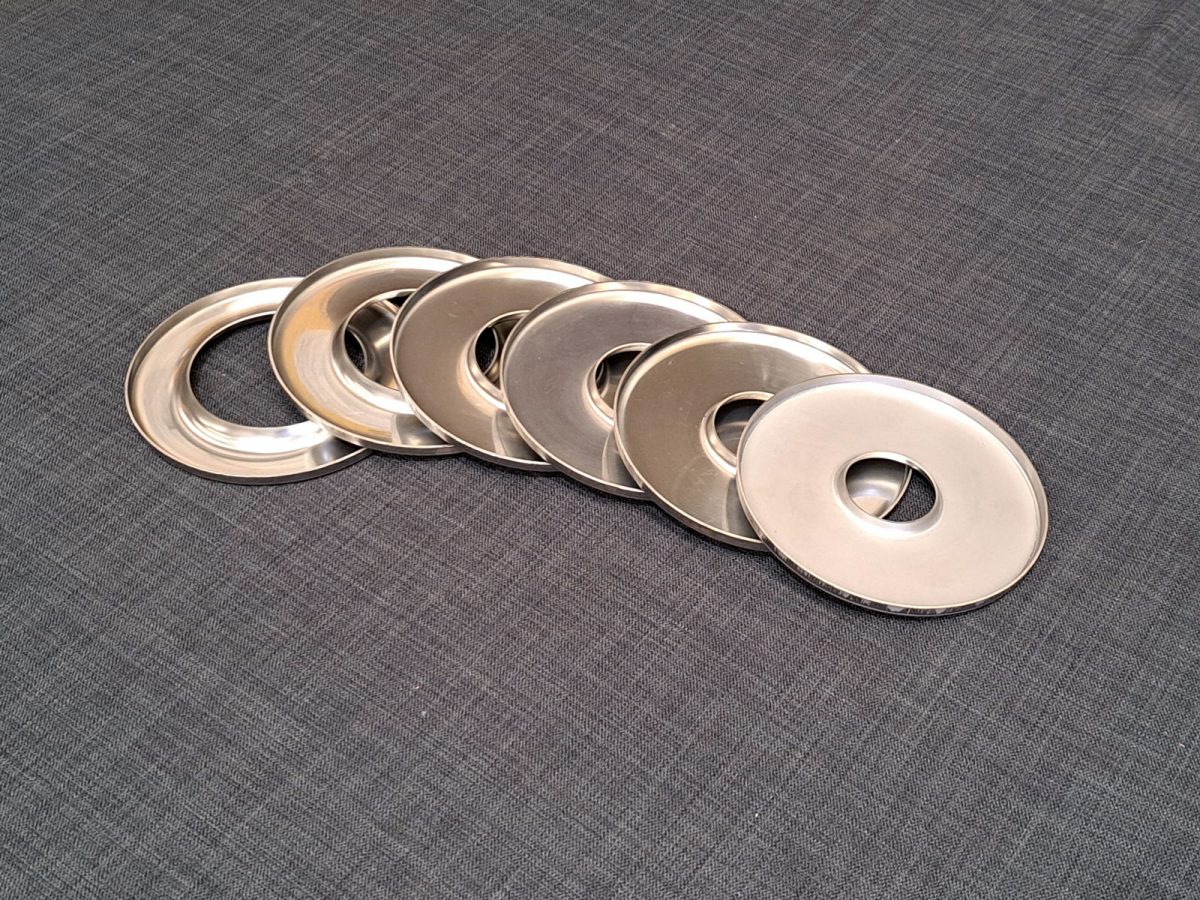 7" Round Stainless Steel Silencer End Plate