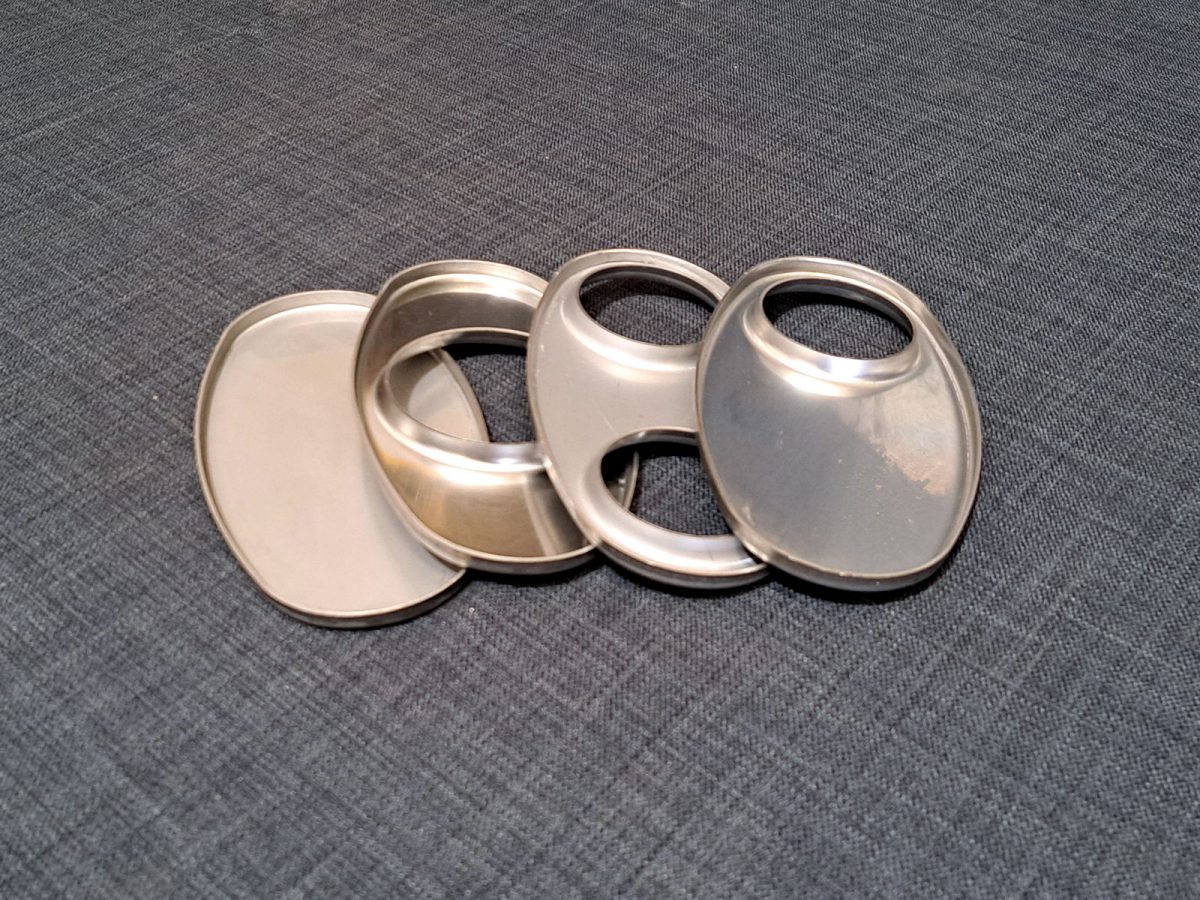 8x4" Oval Stainless Steel Silencer End Plate