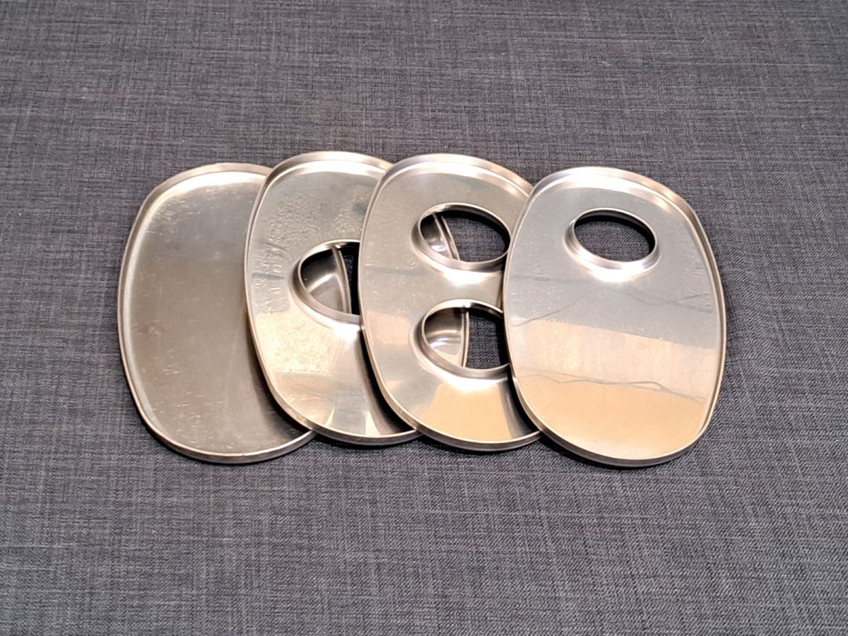 12x6" Oval Stainless Steel Silencer End Plate