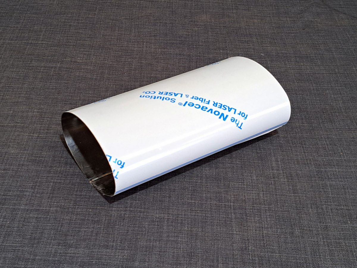 8x4" Oval Stainless Steel Silencer Casing