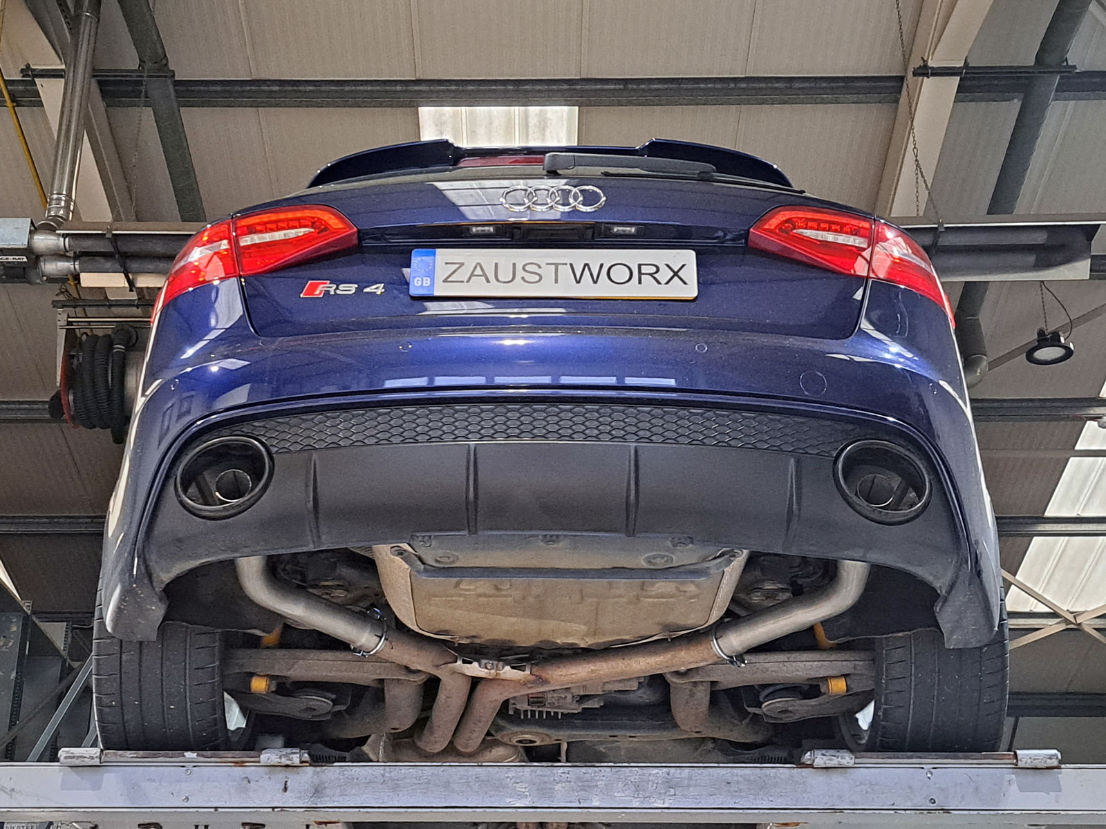 Audi RS4 B8 Rear Silencer Deletes
