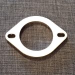 2 BOLT 70MM BORE X 8MM THICK STAINLESS STEEL FLANGE