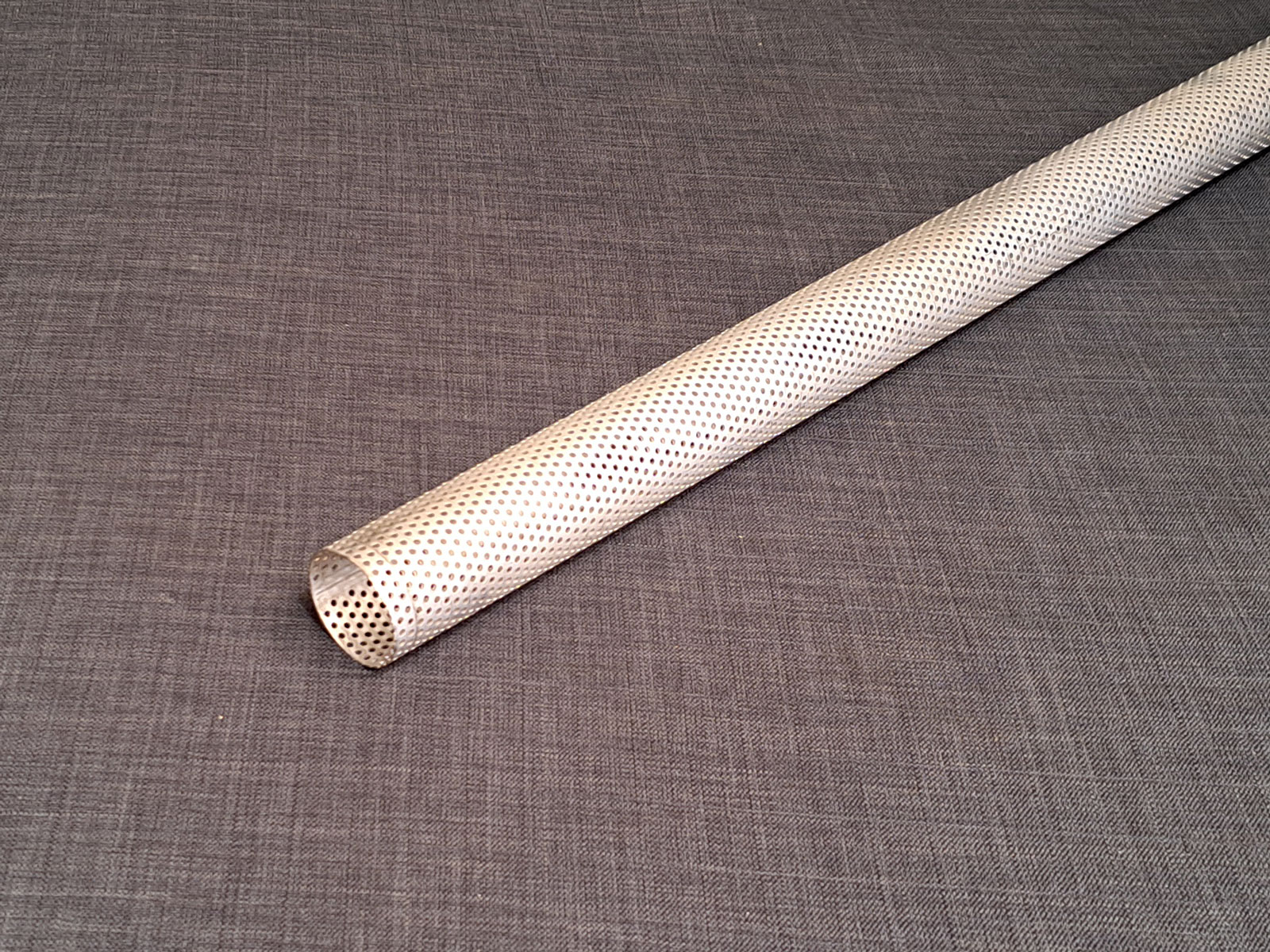 44.45mm x 1.2mm Perforated Stainless Steel Tubing