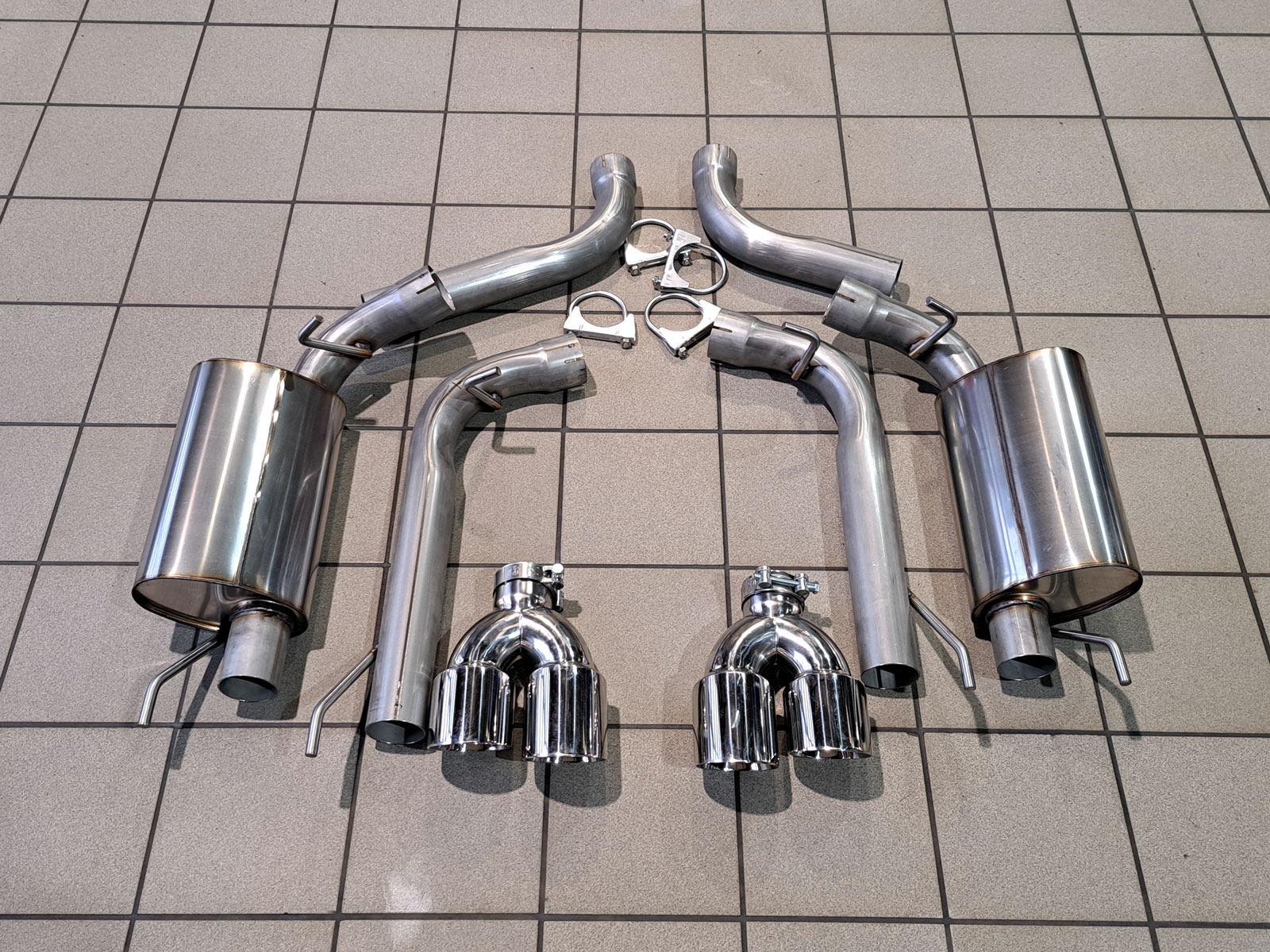 Jaguar XFR 5.0 V8 Sport Rear Silencers + Silencer delete kit