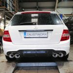 Mercedes C350 3.0 CDi AMG Style Rear Silencer Deletes