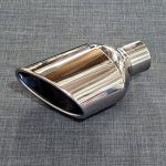 ZOV01R - 6x4 Oval tailpipe - Slash cut - Inrolled - R/H