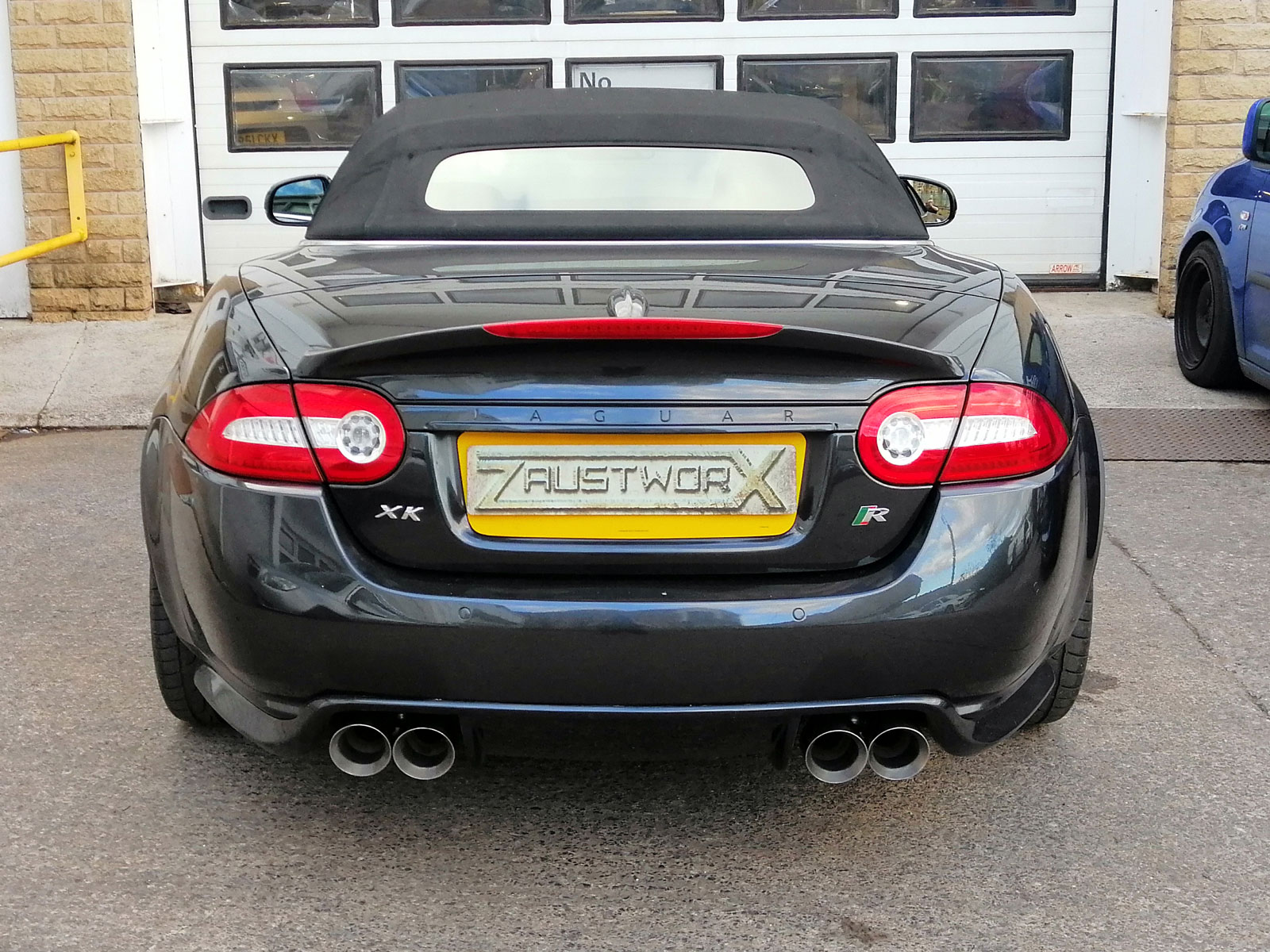 Jaguar XKR 5.0 V8 Rear Silencer Deletes