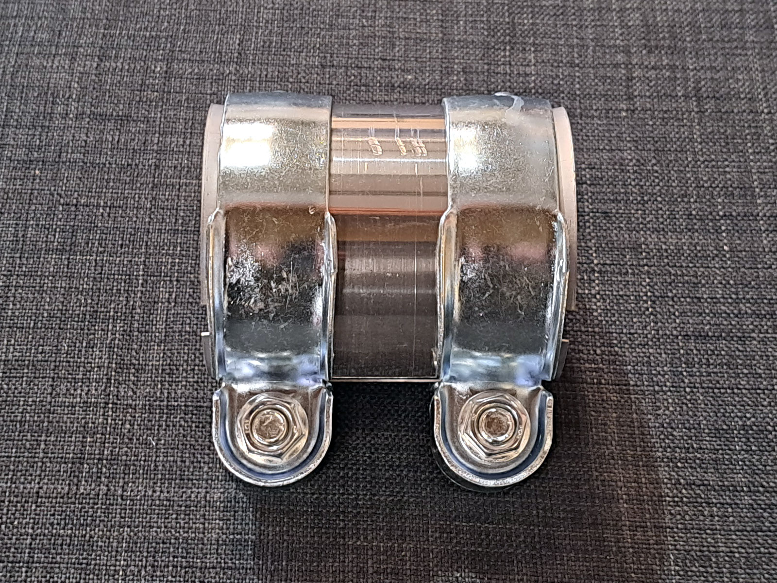 ECS - 65126 - Stainless Steel Exhaust Sleeve Adapter - 2.5 I.D. Mm To
