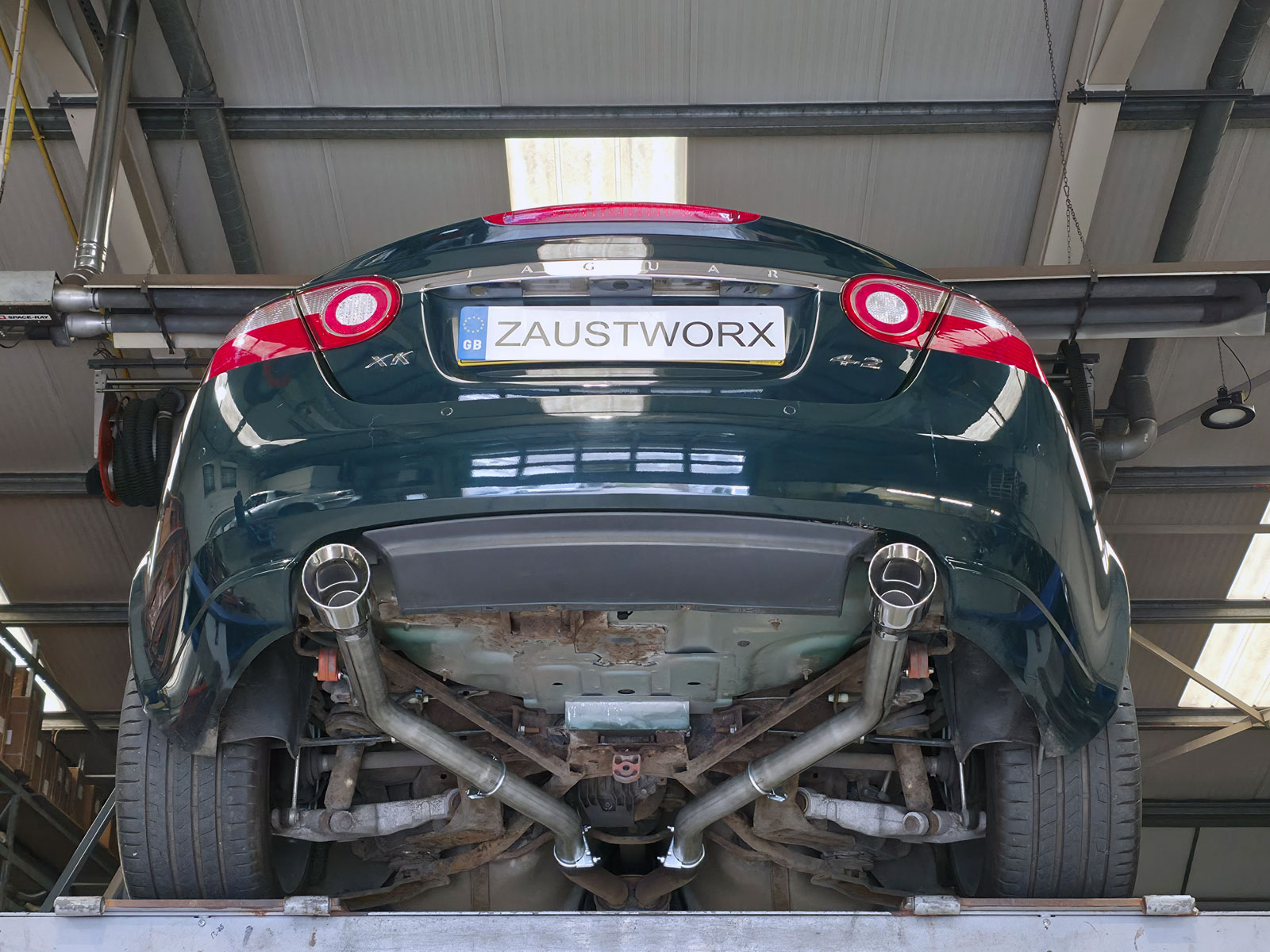 Jaguar XK 4.2 (X150) Rear Silencer Deletes